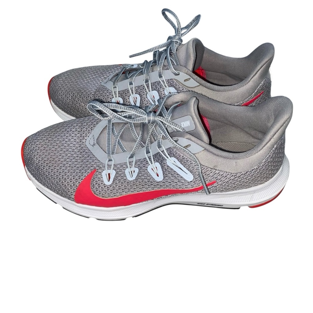 Nike Quest 2 Running Athletic Shoes Size 7 Gray and Pink Breathable Cushion - Picture 2 of 15